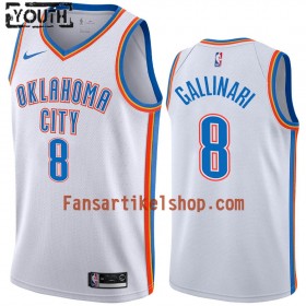 NBA Oklahoma City Thunder Trikot Danilo Gallinari 8 Nike 2019-2020 Association Edition Swingman - Kinder